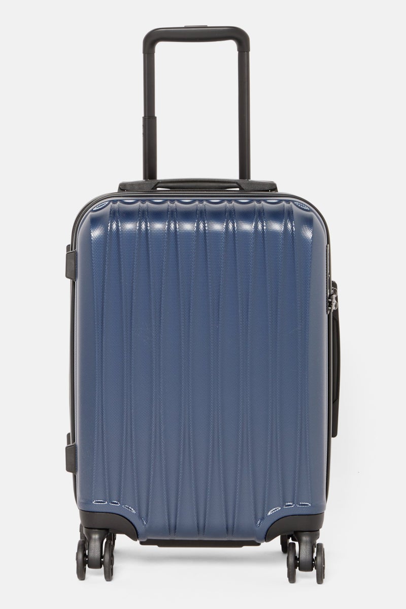 Tchibo Large and Small Hard Shell Suitcase Set, Navy - Image 1